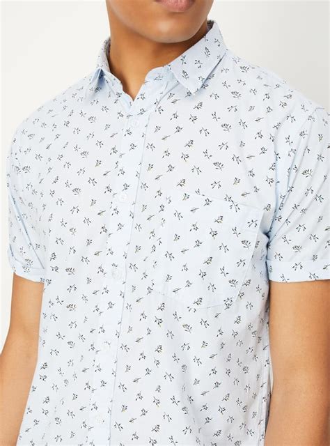 Buy Men Slim Fit Printed Casual Shirt Online at just Rs. 799.0 ...
