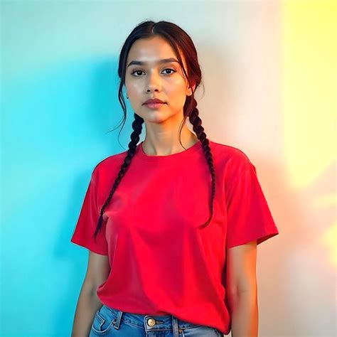 Relaxed Unisex Cotton Tee - Red – CoreBasics