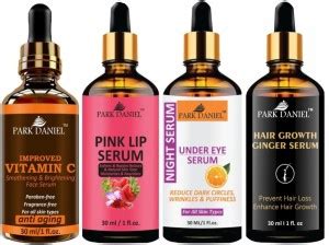 PARK DANIEL Improved Vitamin C & Pink Lip Serum & Under Eye Serum ...
