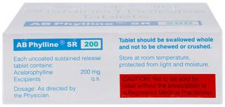 Ab Phylline Sr 200 Tablet – Asthma & COPD Symptom Relief