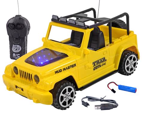 Toyshine 1:18 RC Scale Remote Control Rechargeable Wireless Toy Jeep w