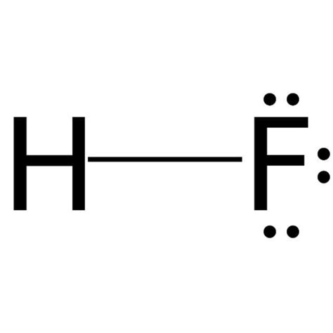 Identify a bond between H and F in HF molecule - Brainly.in