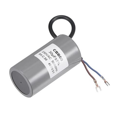 Buy sourcing map CBB60 Run Capacitor 30uF 250V AC 2 Wires 50/60Hz ...