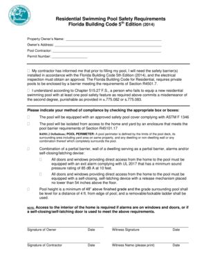 Fillable Online Residential Swimming Pool Safety Act - cideltonaflus ...