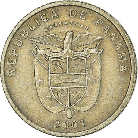 [#932171] moneda, panamá, 1/10 balboa, 2001 - Compra venta en todocoleccion