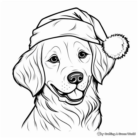 Free Printable Christmas Dog Coloring Pages | Fanny Printable