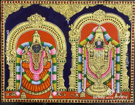 Balaji Thayar Tanjore Painting – SANKALP ARTS & CRAFTS