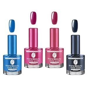 Buy FRORA BEAUTY Premium Nail Polish Combo Set of 4 – All Unique Shades ...