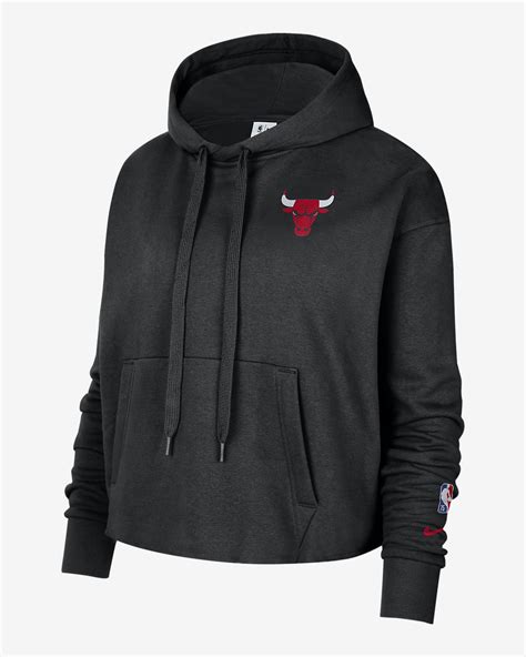 Chicago Bulls Women's Nike NBA Fleece Pullover Hoodie. Nike SA