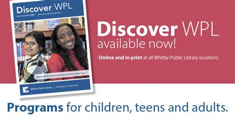 Image result for Whitby Public Library Services