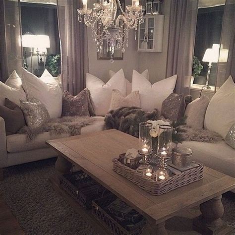 glam living room decor