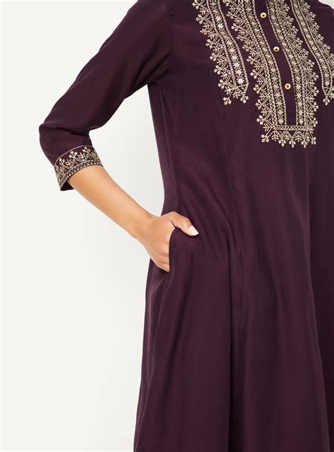 Buy Women Embroidered A-line Kurta Set Online at just Rs. 1699.0 ...