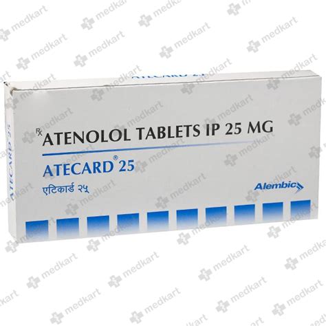 ATECARD 25MG TABLET 14'S : View Price, Combination and Alternatives ...
