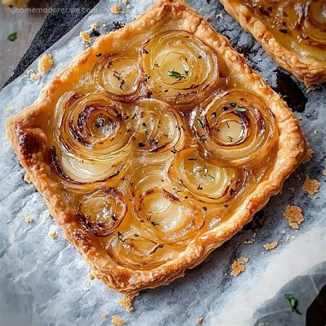 Delicious French Onion Tart Recipe - Quickie Recipe