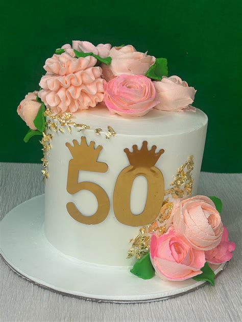 Royal 50th Birthday Cake