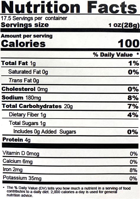 Nutritional Facts – ak-mak Bakeries