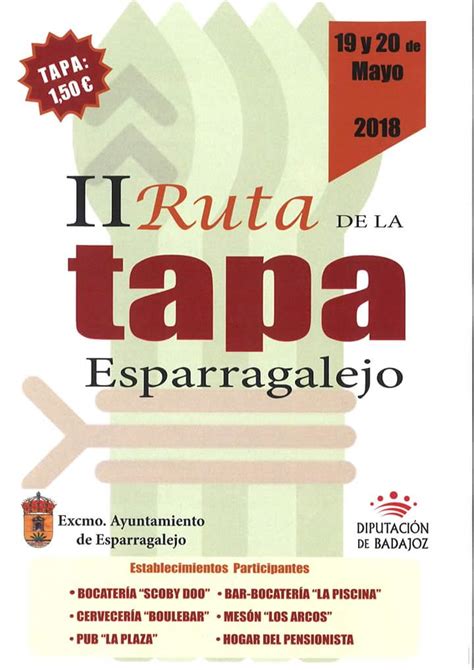 II RUTA DE LA TAPA EN ESPARRAGALEJO