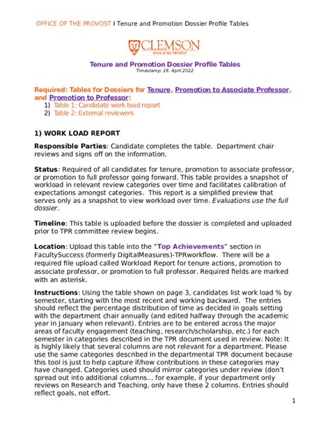 www.pdffiller.com573837560--Tenure-andTenure and Promotion Dossier ...
