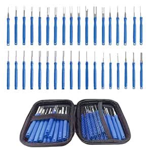 Terminal Removal Tool Kit, 36 Piece Pin Extraction Tool, Stainless ...