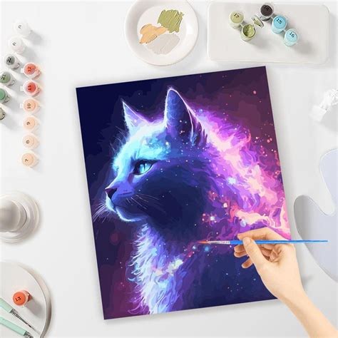 Cheap Frame Picture By Number Animal Cat Paint By Numbers For Adult ...