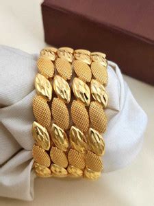 Kriva Trading Alloy Gold-plated Bangle Price in India - Buy Kriva ...