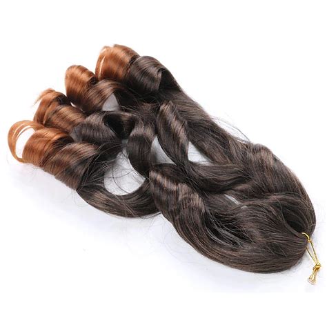 6 Pack Pre Stretched Bouncy Braiding Hair 22 Inch Loose Wavy Braiding ...