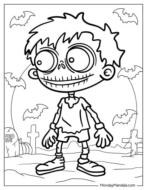 Disney Zombies Coloring Pages 25 Zombie Coloring Pages (Free PDF