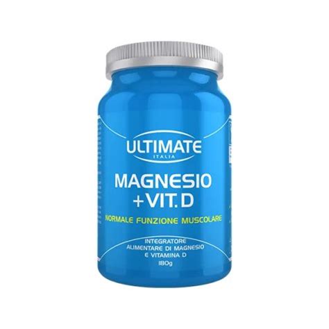 ULTIMATE MAGNESIUM+VIT D 180G