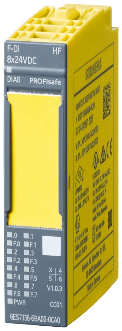 6ES7136-6BA01-0CA0 Siemens | Siemens SIMATIC ET Series Input/Output ...