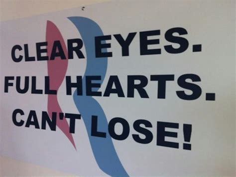 Clear Eyes Full Hearts Cant Lose Poster