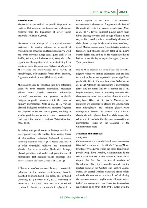Microplastic footprints in the seawaters of Chinnamuttom Coast, Kanyakumari: An investigation | PDF - latitude of kanyakumari