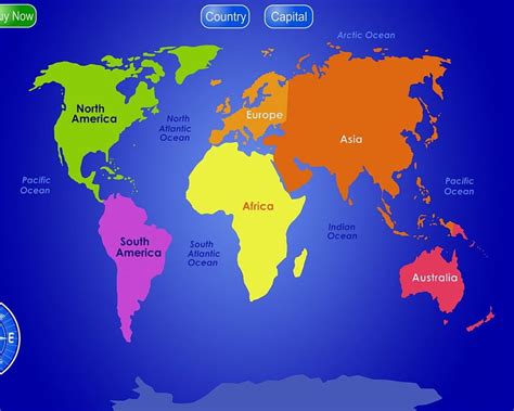 World Map With Countries And Capitals Hd Images - Infoupdate.org