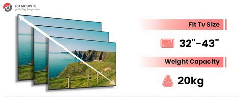 Buy RD MOUNTS Swivel TV Wall Mount for 32-40 Inch LED, LCD, OLED & QLED ...