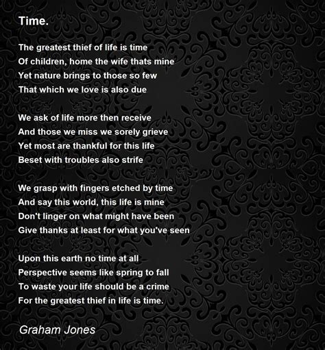 Poems About Time at Vaughn Josephs blog