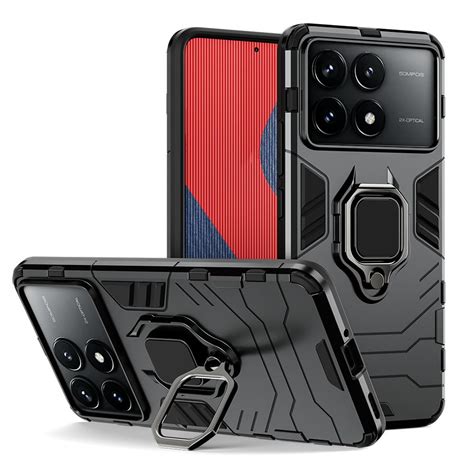 SPAZY CASE® Poco X6 Pro 5G Back Cover | Dual Layer Armor Defender Full ...