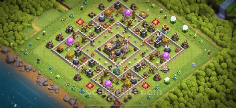 Best Anti 2 Stars Base TH11 with Link, Legend League 2023 - Town Hall ...