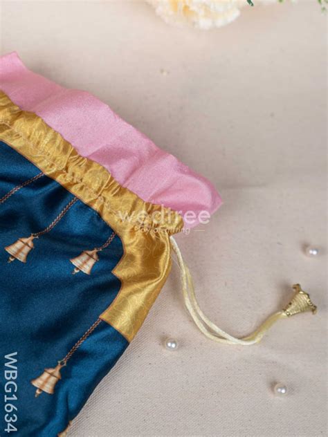 Pichwai String Bag - 11 x 8 inch - WBG1634 – Wedtree