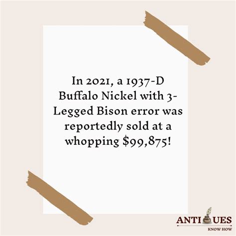 1937 Buffalo Nickel Value (3-Leged Error & Rare Mint Marks)