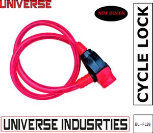 Universe New Multipurpose Lock for Bike, Cycle, Helmet, Luggage Cycle ...