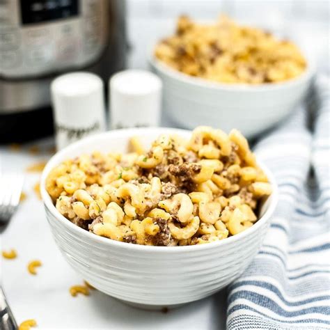 Instant Pot Homemade Hamburger Helper (Copycat Recipe) | A Reinvented Mom