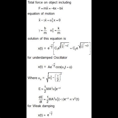 For an underdamped harmonic oscillator with velocity v(t),
