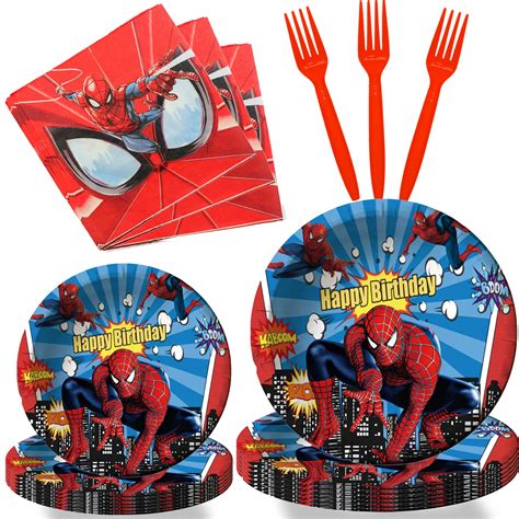 Spiderman Superhero Party Supplies Decoration Balloon Kids Toys Baby ...