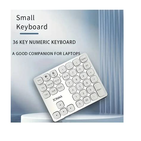 Dual Bluetooth Numeric Keyboard Rechargeable Wireless Number Pad Numpad ...