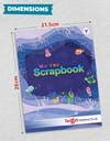 Scrapbook For Kids | Soft Bound | A4 Size Approx | 32 Multicolour Pages ...