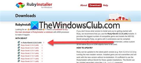 Image result for Ruby for Windows