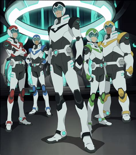 Shiro, Pidge, Hunk, Keith and Lance the Paladins of Voltron from ...