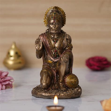 Webelkart Premium Lord Hanuman Ji Idol Statue for Home and Office Decor ...