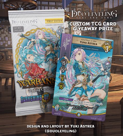 Vtuber TCG Mocks done for a giveaway! (Yuki and Yuna) : r/VirtualYoutubers