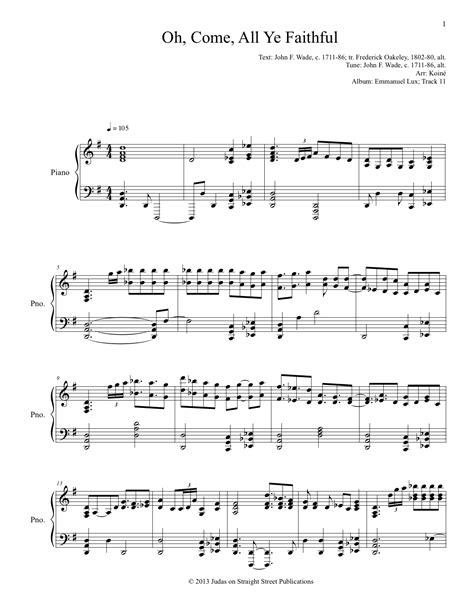 Oh, Come, All Ye Faithful – Koiné