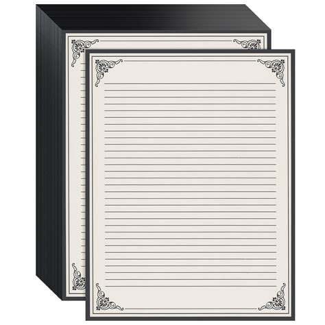 Letter Paper With Borders